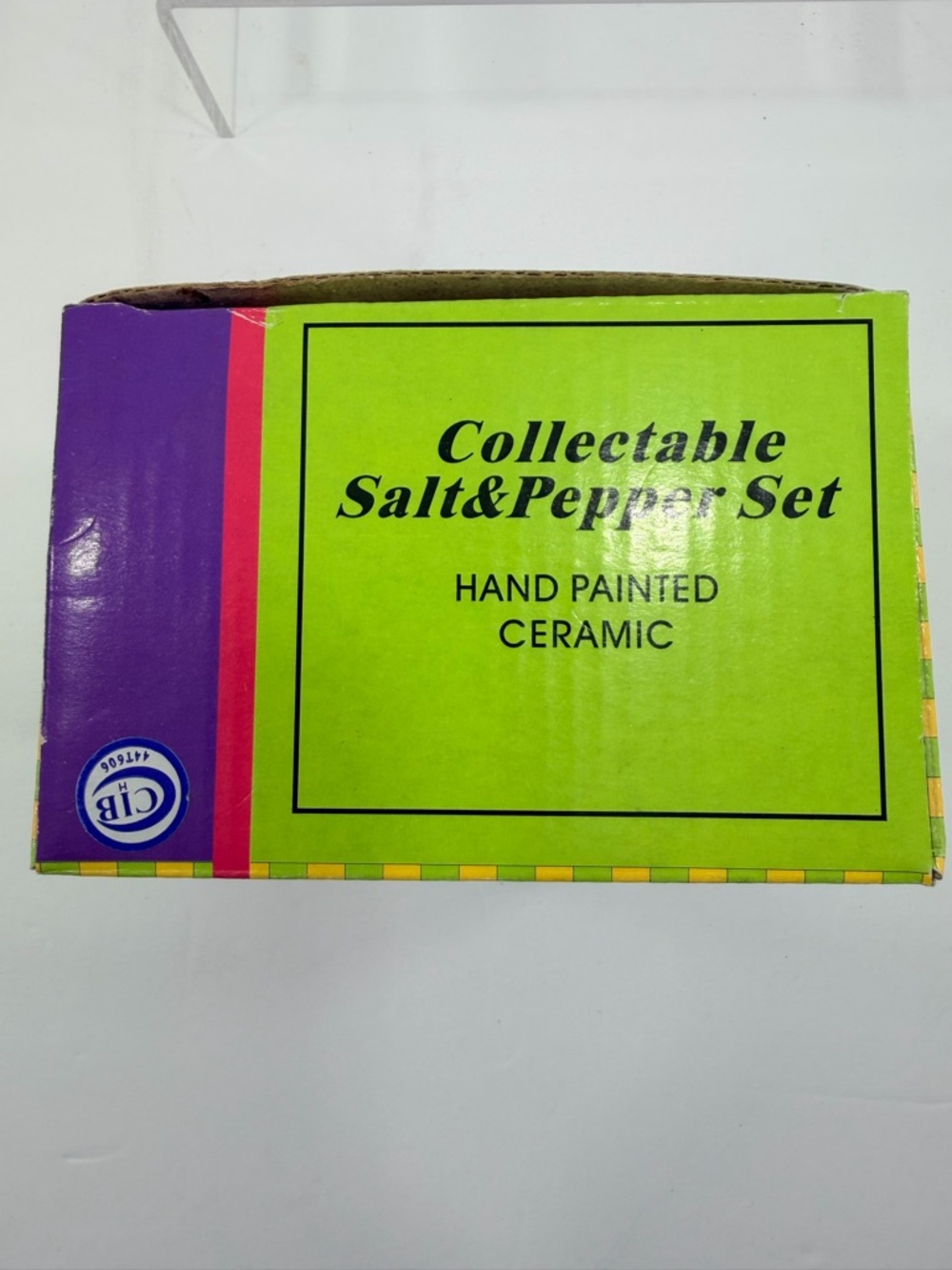 VTG WCL Whimsical Teatime Teapot & Teacup on Books Salt & Pepper Shakers - NIB - Picture 9 of 9